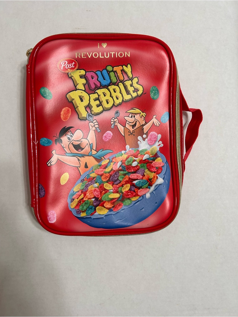 FRUITY PEBBLES Flinstones - Makeup Cosmetic Bag - LTD ED - I Heart Revolution